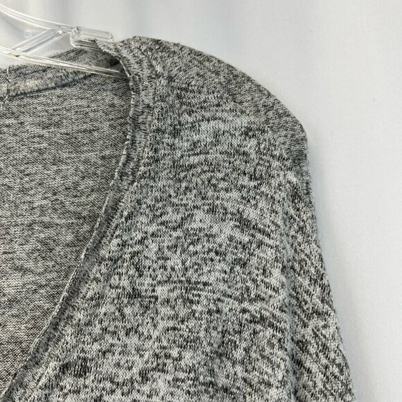 Silence + Noise Womens Pullover Sweater V-Neck Gray Heathered Long Sleeve S - Picture 5 of 10